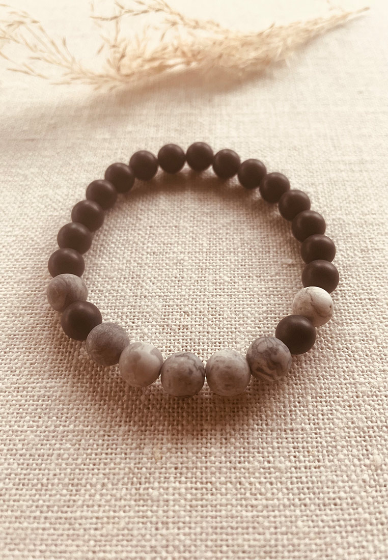 Designarmband Herren Onyx