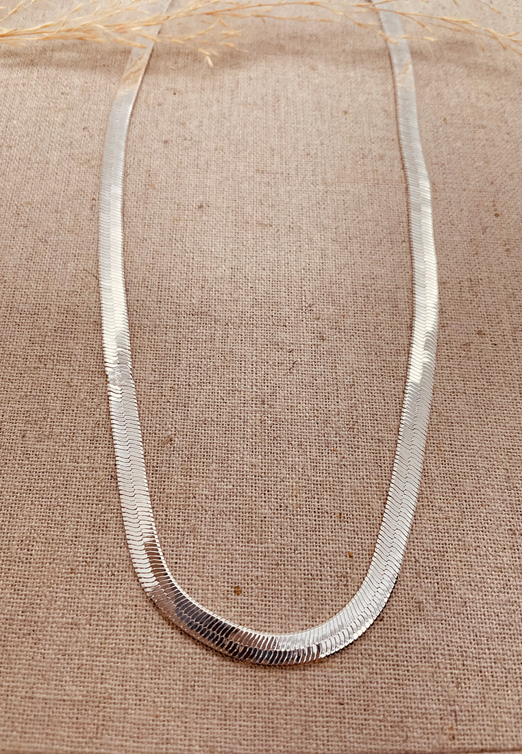 Halskette Schlange Silber